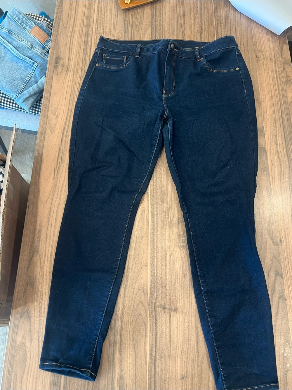 d. jeans Indigo Skinny Stretch Jeans